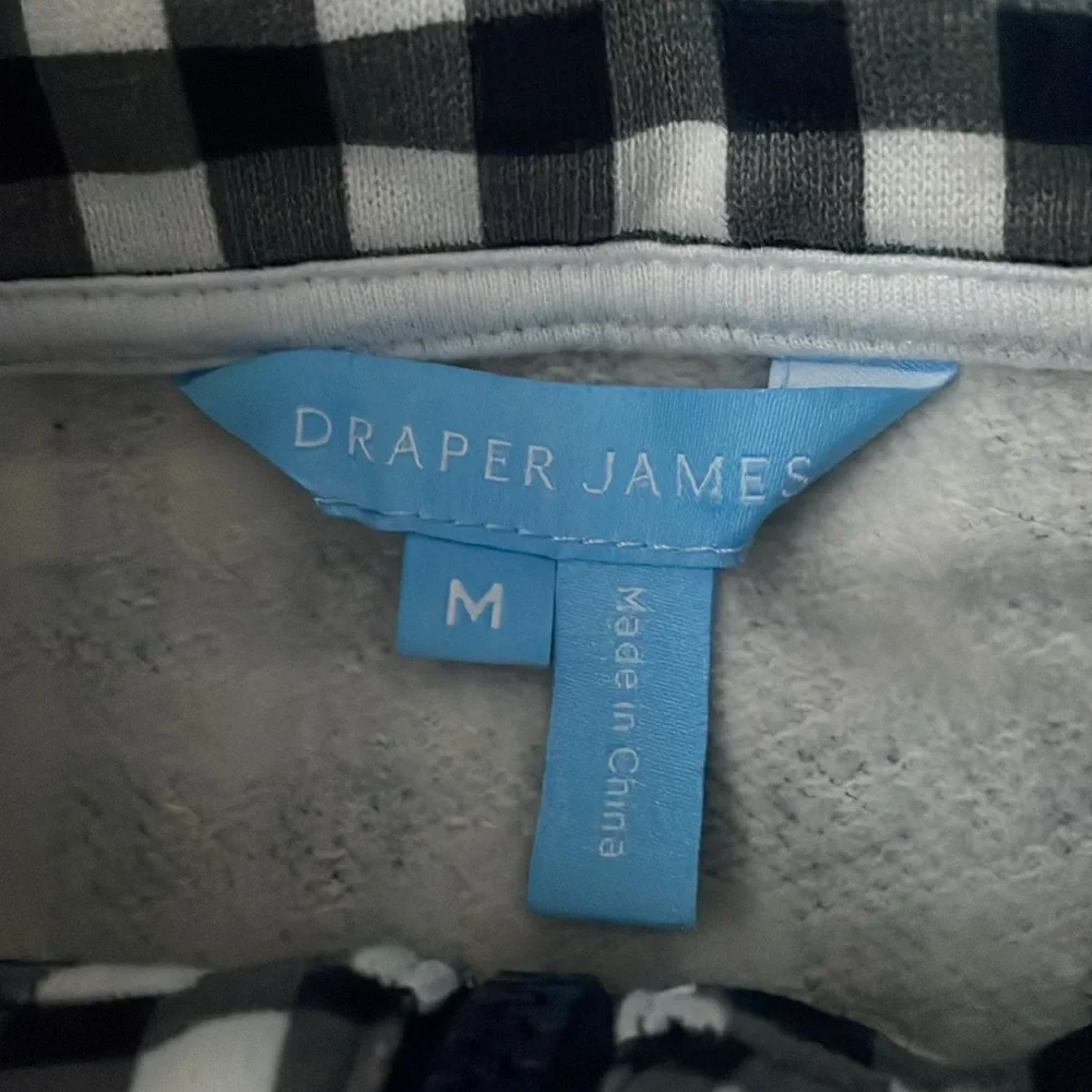 Draper James Activewear Gingham Cinch Waist Quarter-Zip - Picture 4 of 12
